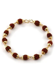 Rudram Wood Silver Bracelet Set